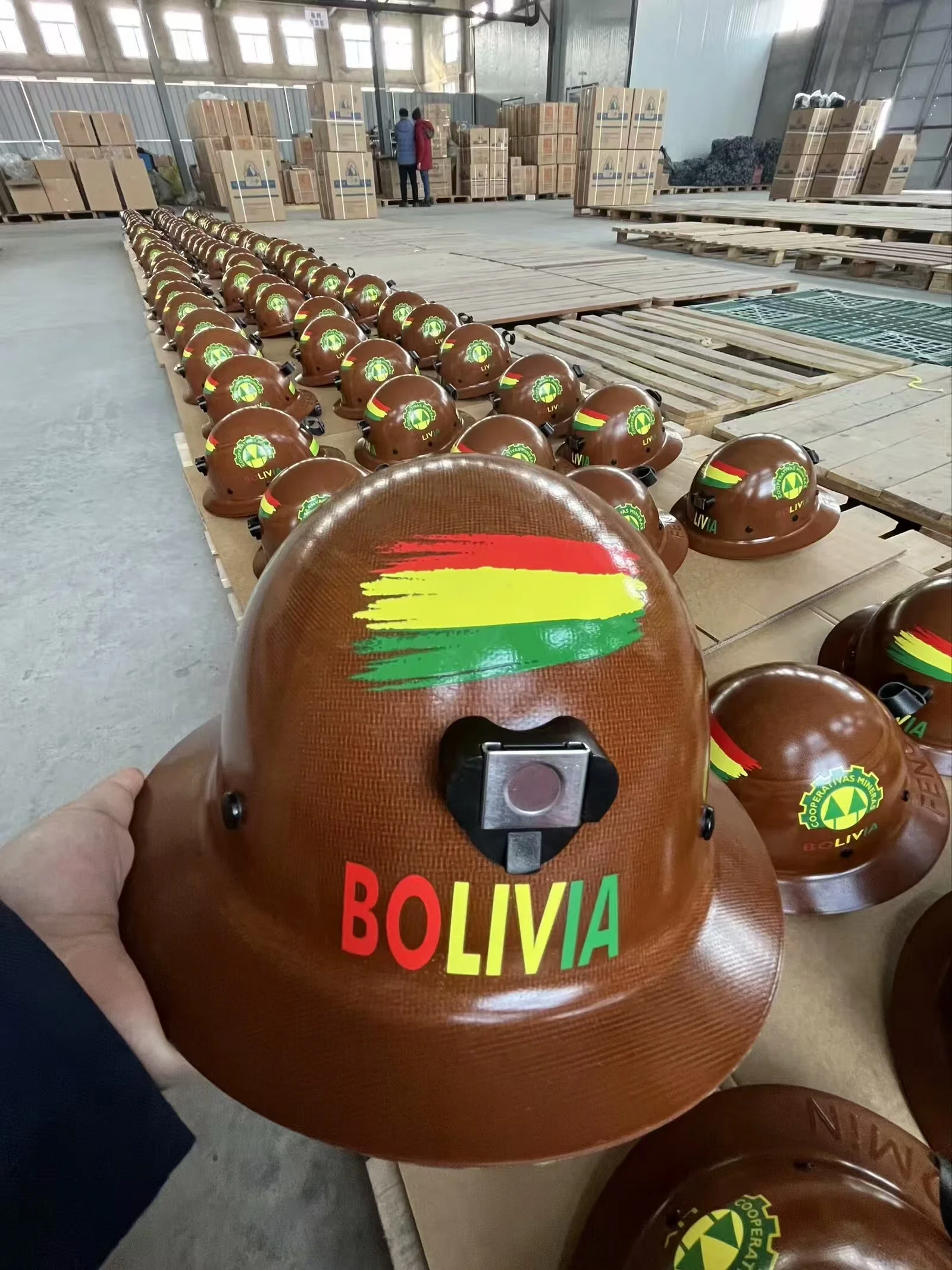 軽量6点式グラスファイバー製安全帽（建設・鉱業用）スタイリッシュな保護機能付き