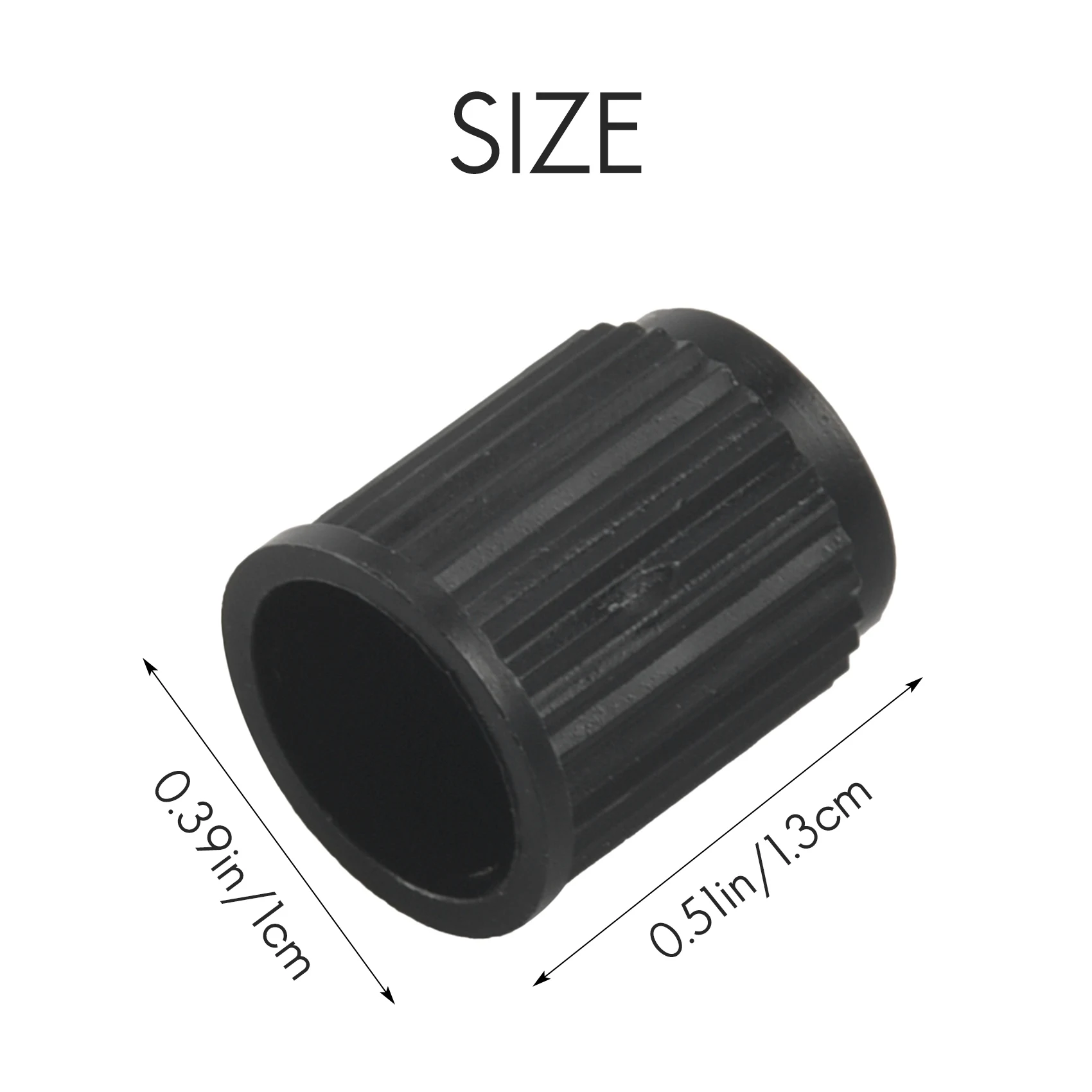 

#28Q Outdoors,20pcs Plastic Bike Valve Dust Caps Black,Black