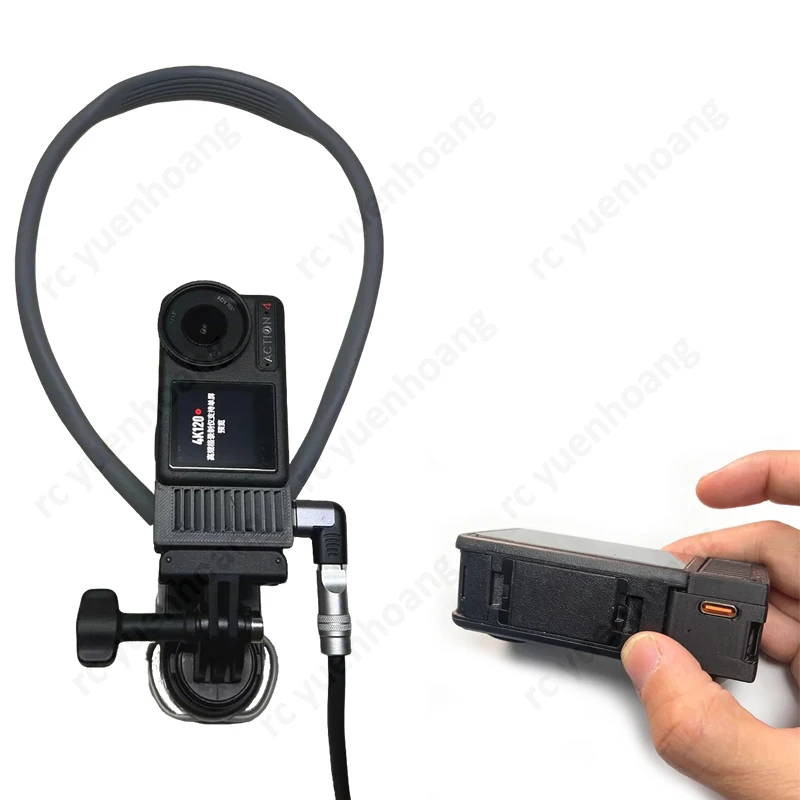 For DJI Osmo Action Series Action Camera Air-cooled Cooler Quick-Switch Cooling Fan Compatible with Horizontal/Vertical Shooting