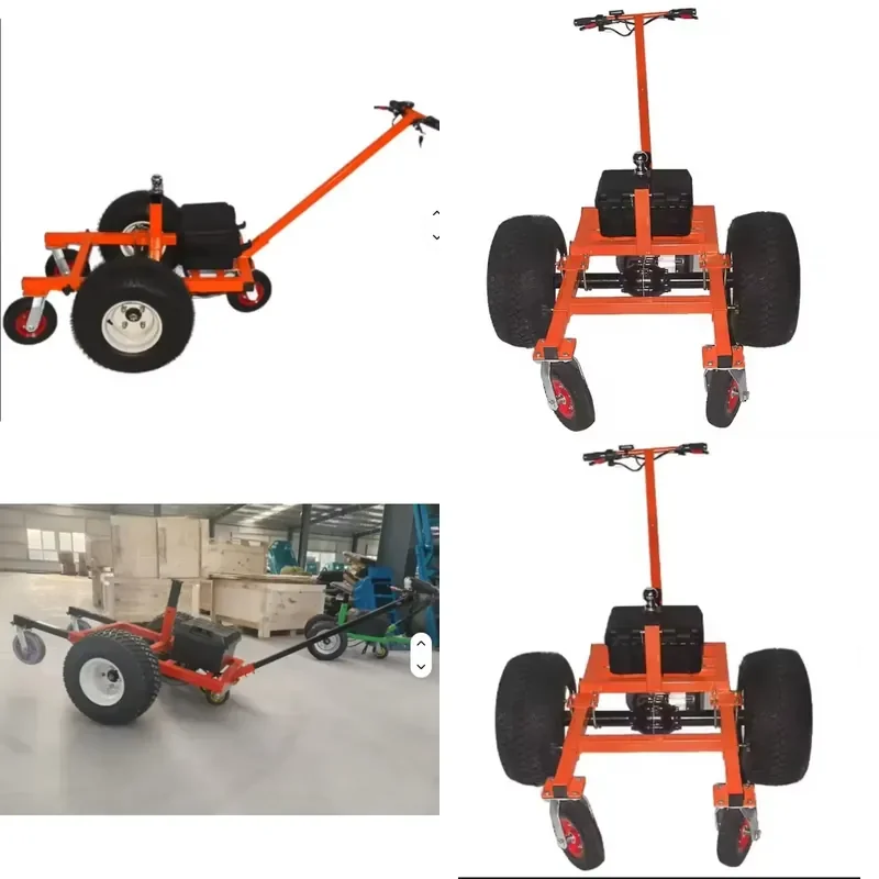 for 5 Wheels Heavy Duty Electric Trailer Dolly for Boat Yacht Tongue Jack Mover Max Weight Capacity Marine Transport Tool