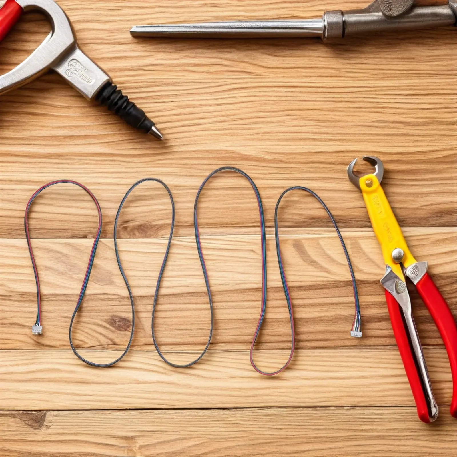 

3Pcs 4-Pin Stepper Motor Cable Extension for 3D Printers High Durability Stable Signal Transmission Extruder Motor Wire