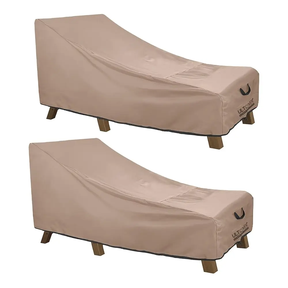 

Waterproof Patio Lounge Chair Cover Heavy Duty Outdoor Chaise Lounge Covers 2 Pa - 84L X 32W X 32H H