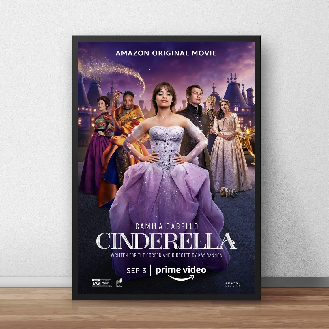 Cinderella Movie Poster Canvas Art Print Home Decoration Wall Painting ( No Frame )