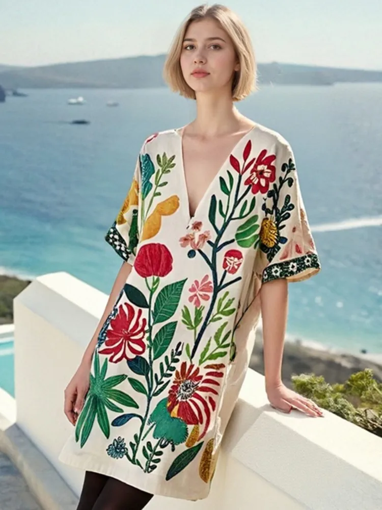 One Piece Cover Up Beach Kimono For Women Swimsuit Cover Up Wrap Dresses Seaside Bathing Suits Beachwear (excluding Swimsuits)