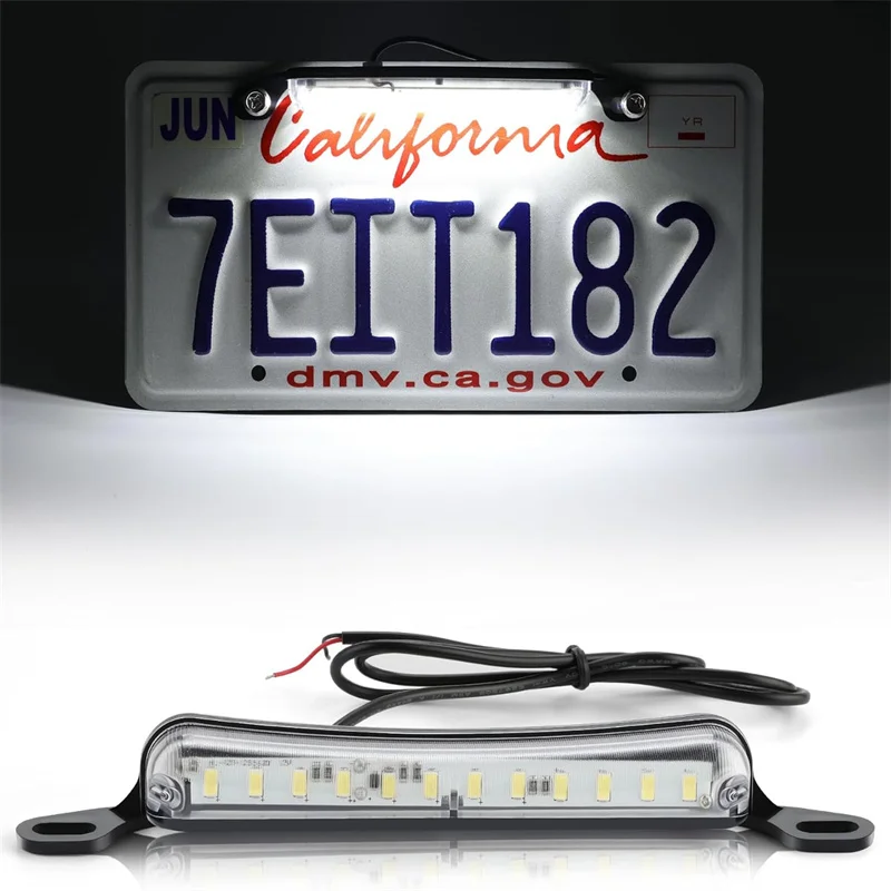 1PC License Plate LED Light, Extremely Bright Assembly For Trailer UTV ATV Truck RV Boat.