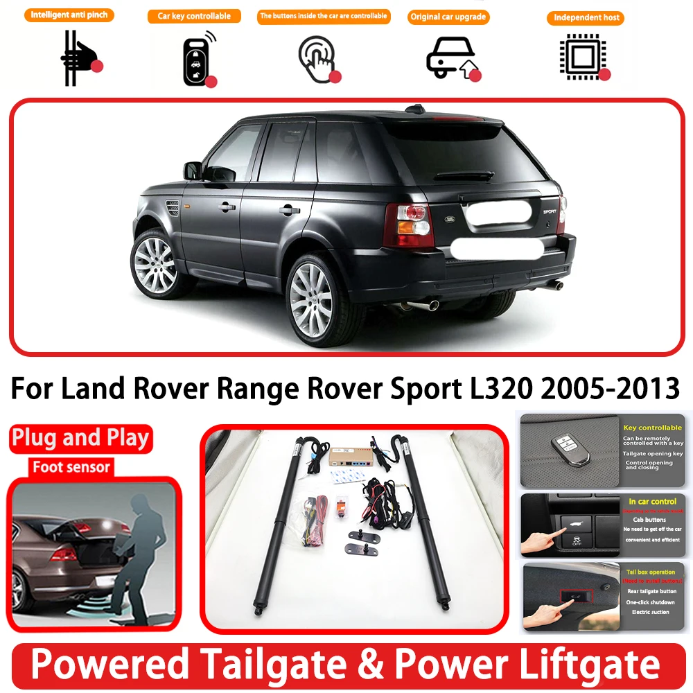 for Land Rover Range Rover Sport L320 2005-2013 OEM Plug and Play Auto Powered Tailgate Power Liftgate Rear Trunk Opener System