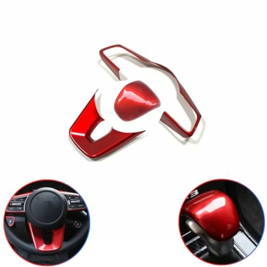 

Накладки на руль (3 шт.) для Kia Forte Cerato K3 2019-2024 - ABS Sport I