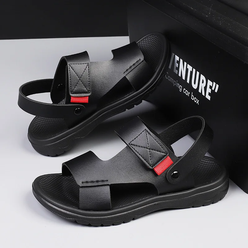Sandals Men's Summer 2026 Casual Dual-Purpose Large Size Beach Shoes Outerwear Non-Slip Slippers Wading and River Tracing Shoes