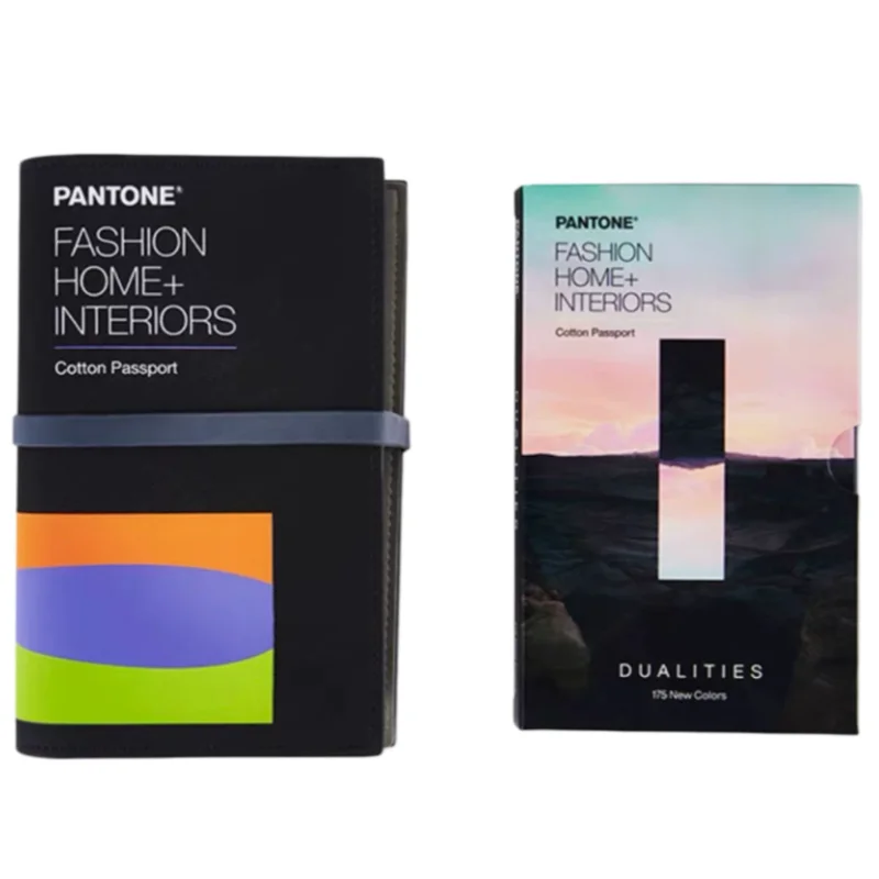 PANTONE Color Chart FHIC200C Cotton Fabric Version Pantone Passport International Clothing and Textile TCX Cotton Fabric Card