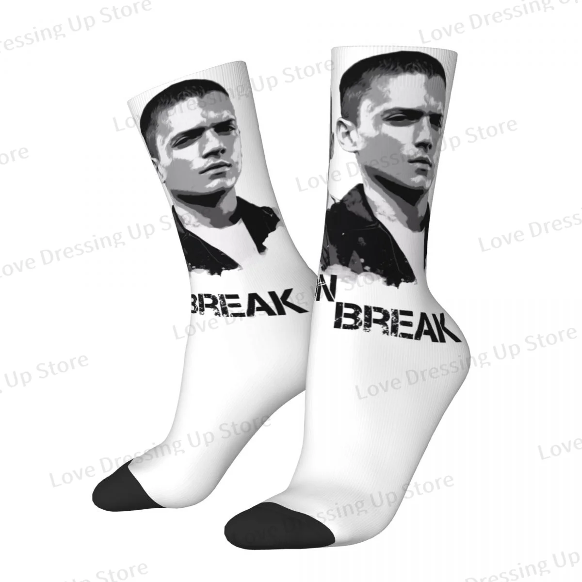 Prison Break Men Women Socks Cycling Novelty Spring Summer Autumn Winter Stockings Gift