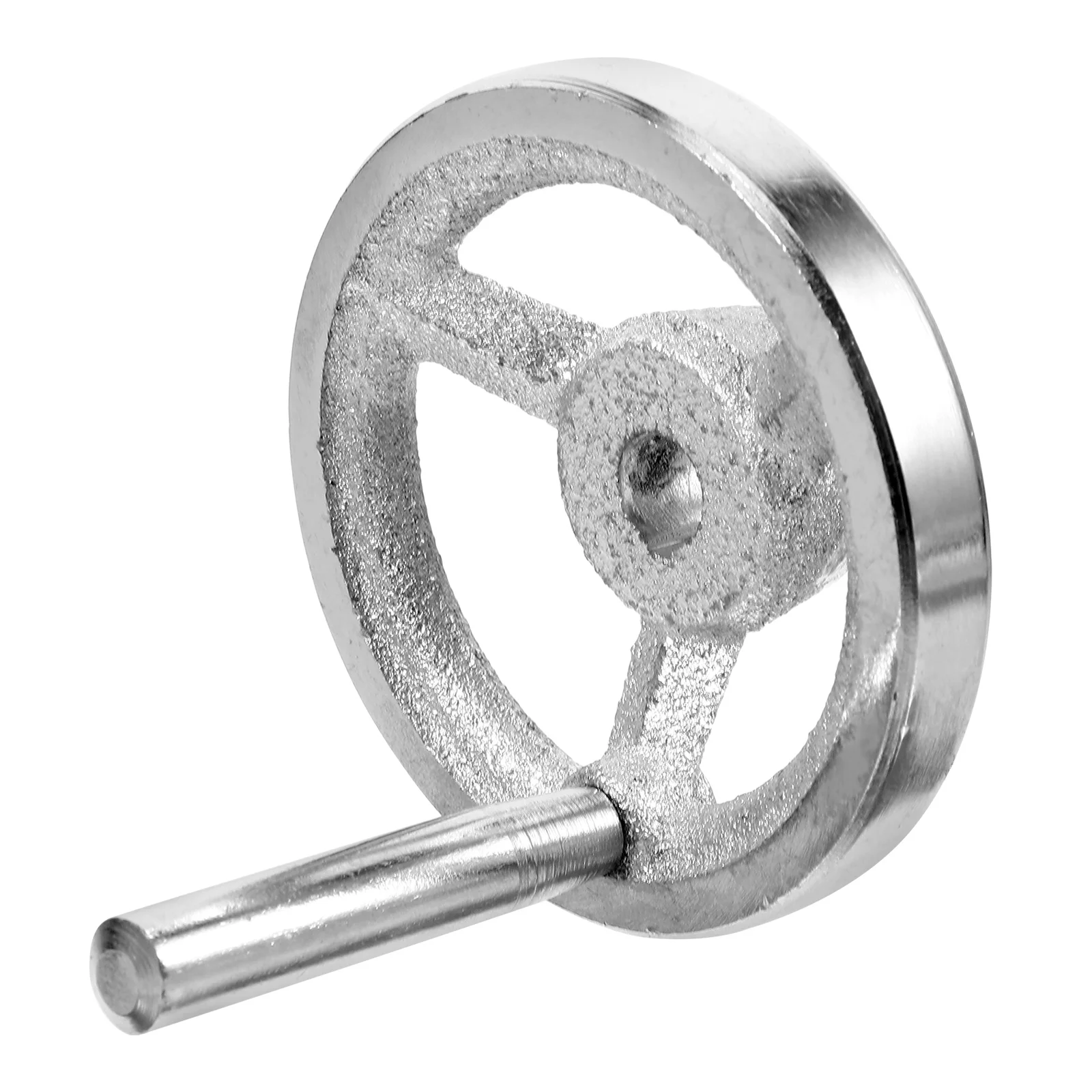 Imagem -02 - Ferro Fundido Mão Roda Manivela Punho Botão Giratória Moinho Metal Torno Máquina de Aço Carbono