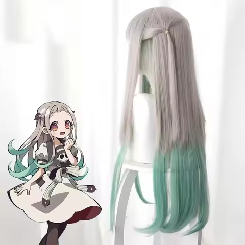 Mode Anime toilette liée Jibaku Shounen hanako-kun Cosplay perruques Hanako kun Nene Yashiro perruque de cheveux synthétiques