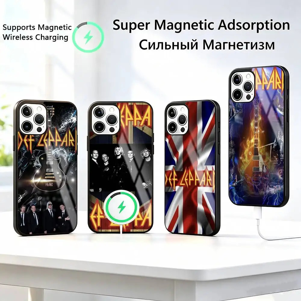 Hot rock band-d Def leppard  Phone Case For iPhone17,16,15,14,13,12,11 Plus,Pro Compatible with magnetic wireless charging