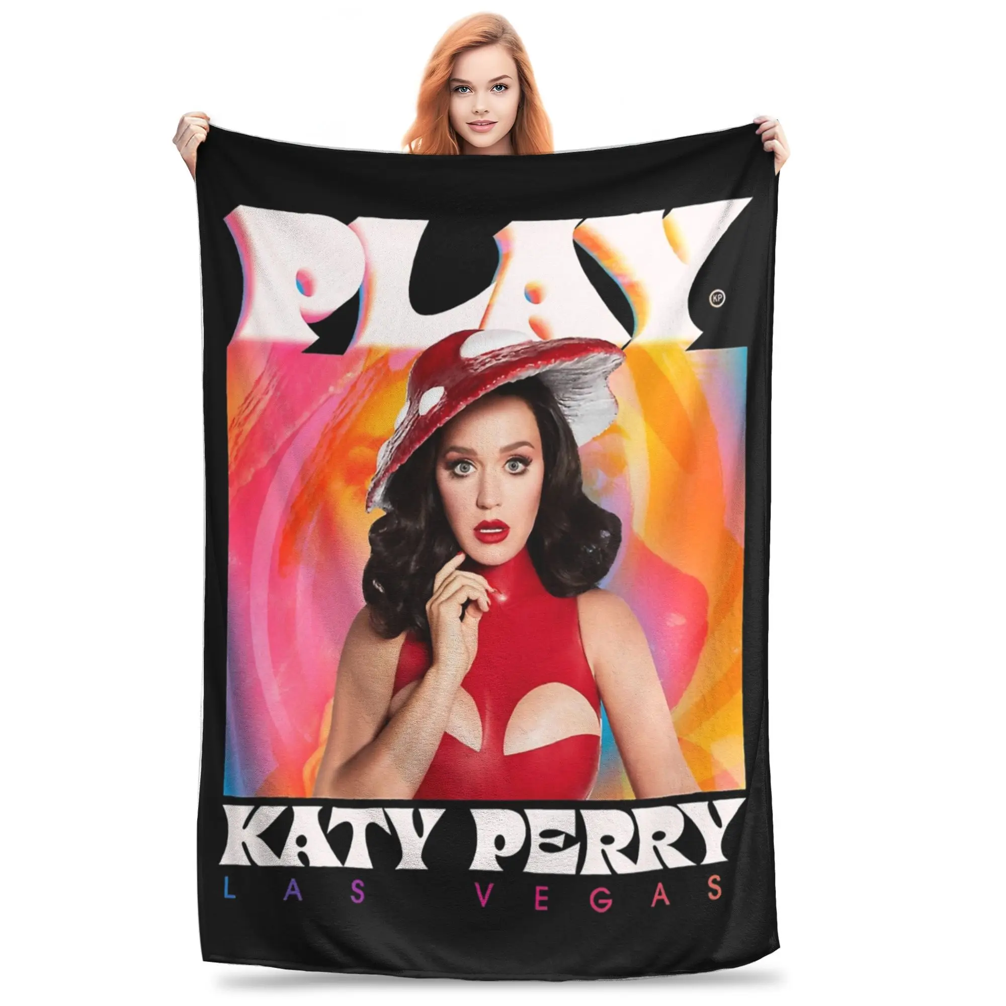 

Одеяло Katys Perrys Play Admat, бархатное украшение, многофункциональное мягкое одеяло для кровати, дивана, одеяла