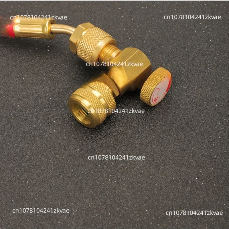 90-degree Air-conditioning Filling Safety Valve R32R410 Fluorination Valve Refrigerant