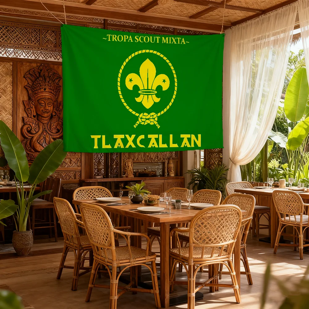 B-bOY S-sCOUT W-wOSM flag For Outdoor Camping Bar Picnic Party Home Decoration Ornaments Banner