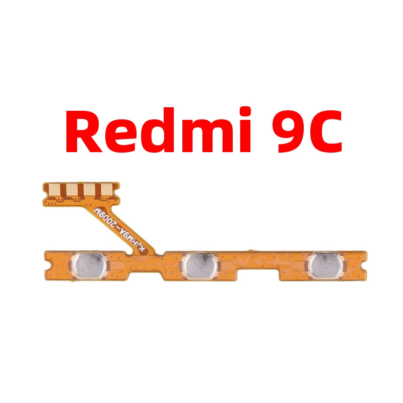 For Xiaomi redmi 9C Power ON OFF Volume Camera Key Button Switch Flex Cable Replacement