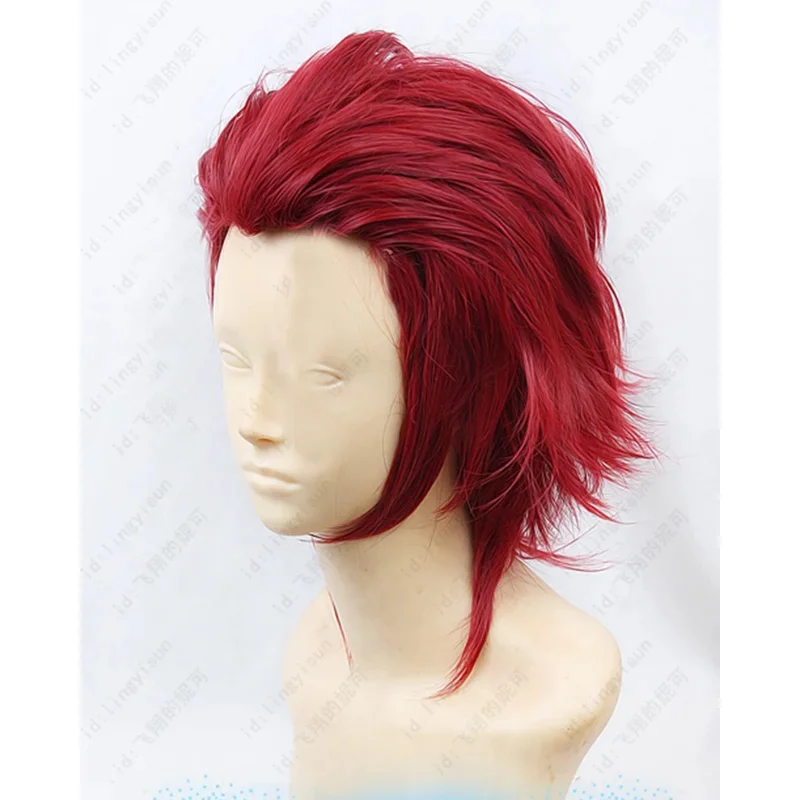 Action Figure Keychain Double Sided Hisoka Movie TV wig cosplay   wig cap