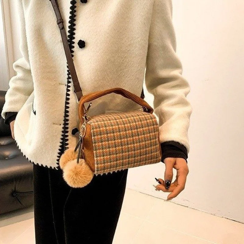 حقيبة ساعي جلدية عصرية للنساء بتصميم كلاسيكي بسيط ومقبض حمل أنيق #2