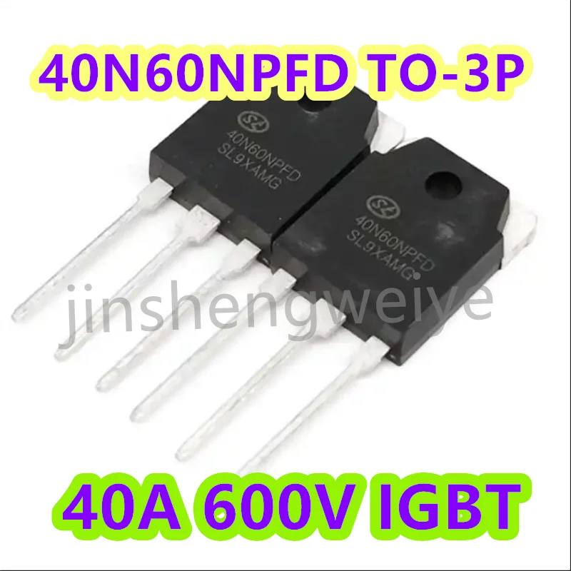 5/10/30PCS 40N60NPFD SGT40N60NPFDPN Straight TO-3P 40A 600V IGBT Single Tube Good Quality In Stock