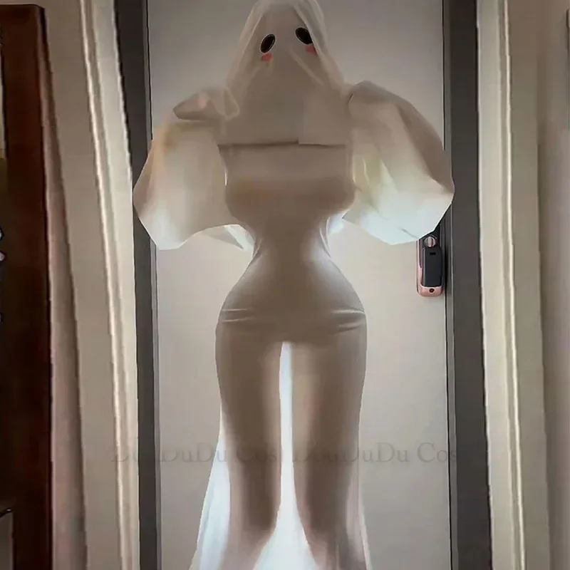 Anime Cosplay Hot Ghost Lady xingzi Halloween Cos kostium straszny duch płaszcz dorosłe dziecko ubrania typu Cosplay kostiumy wydajnościowe