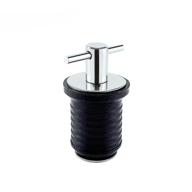 

316 Stainless Steel Cross Adjustable Drain Plug with T-Type Handle for Marine Drainage Holes and Deck Drainage Holes