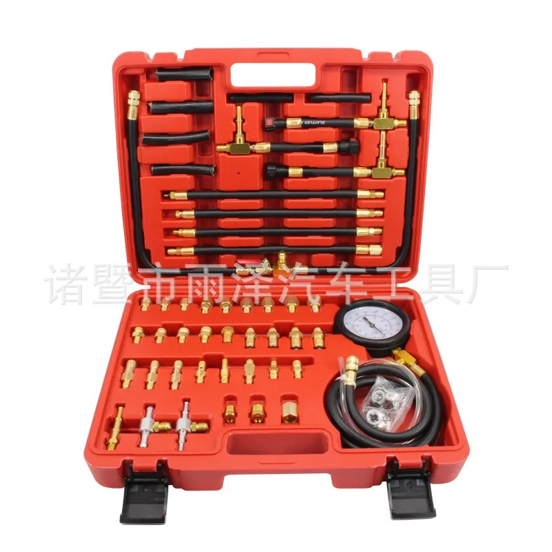 New TU-443 Automotive Fuel Injection Pressure Gauge Tester Fuel System Diagnostic Tool Universal Fit