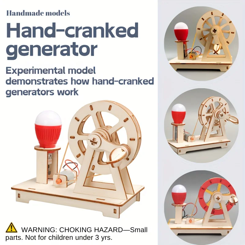 Houten educatief speelgoed voor kinderen DIY Fysiek Wetenschap Model Experiment Handgemaakte kleine productie Assemblage Craft Technologie Project