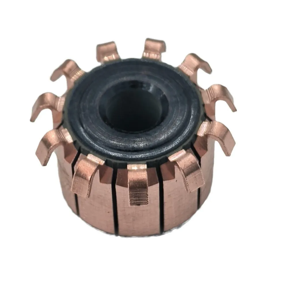 5PCS 19.05x8X13.1(13.5)mm 11P Hook Copper Bars Motor Commutator for Three-wheeler Wiper Motor