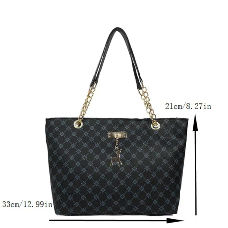 حقيبة حمل نسائية متفوقة بطباعة ريترو، حقيبة يد عصرية، حقيبة سفر عالية السعة، حقيبة لاب توب، محفظة للسيدات، هدية مثالية