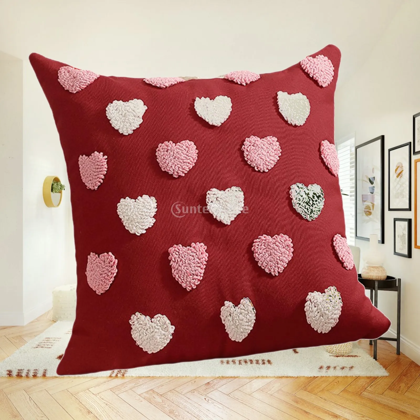 Embroidery Pillowcase Comfortable Decorative Sofa 17.72