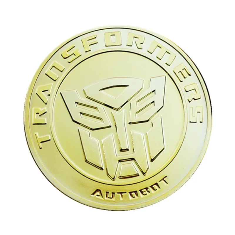Hasbro Transformers Commemorative Coin Gold/silver Metal Coins Collectible Art Collection Gift Non-currency Coins Game Prop New