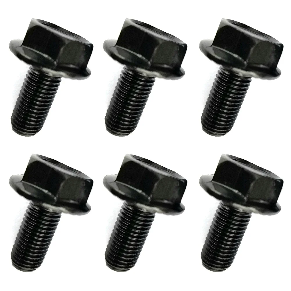 6pcs Bicycle CrankArm Bolts Bicycle Accessories For Square Taper Bottom Bracket M8 Mountain Bike Square Hole Central Axis Screw