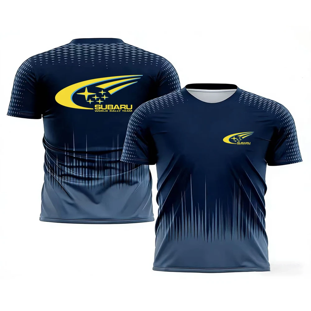 

Subaru Rally STI Same Six Star SUBARU Racing Suit Short Sleeve Men's T-shirt Top 2026 New Style Chao Liu