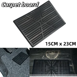 Car Carpet Plate Floor Pad 15CM X 23CM Carpet Foot PVC Patch Pedal Plate Universal Waterproof Cover Driving Position Floor Pad