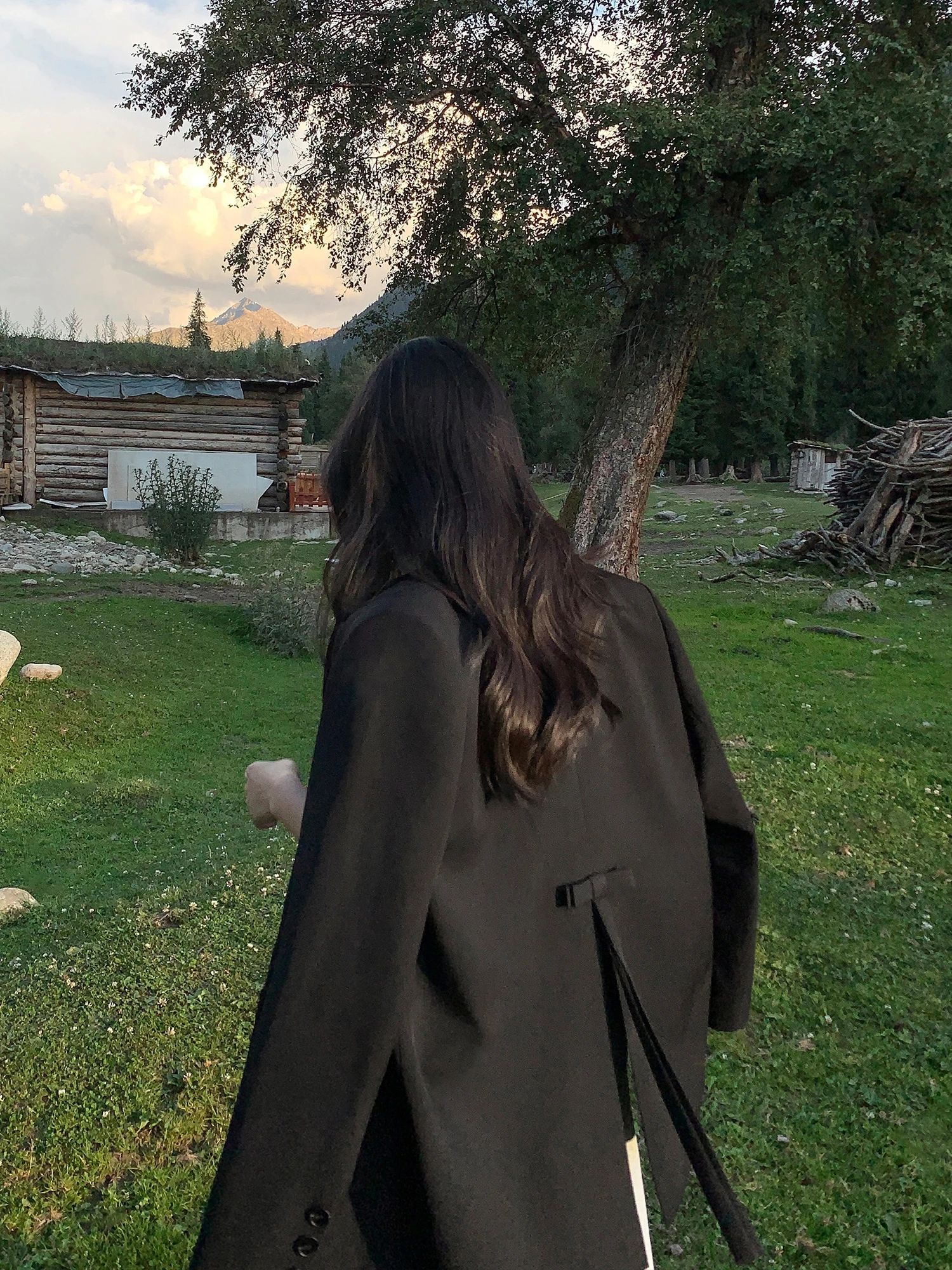 

Классический женский костюм-пиджак, весна-осень, новый дизайн, с узлом, в западном стиле, из полиэфирного волокна