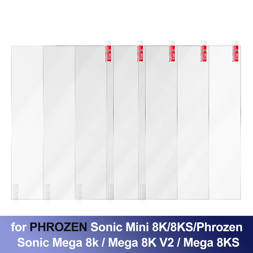 3D Printer Accessory 5pcs Screen Protector Film for Phrozen Sonic Mini 8K/Mini 8KS/Mega 8k/Mega 8KS LCD 3D Printer