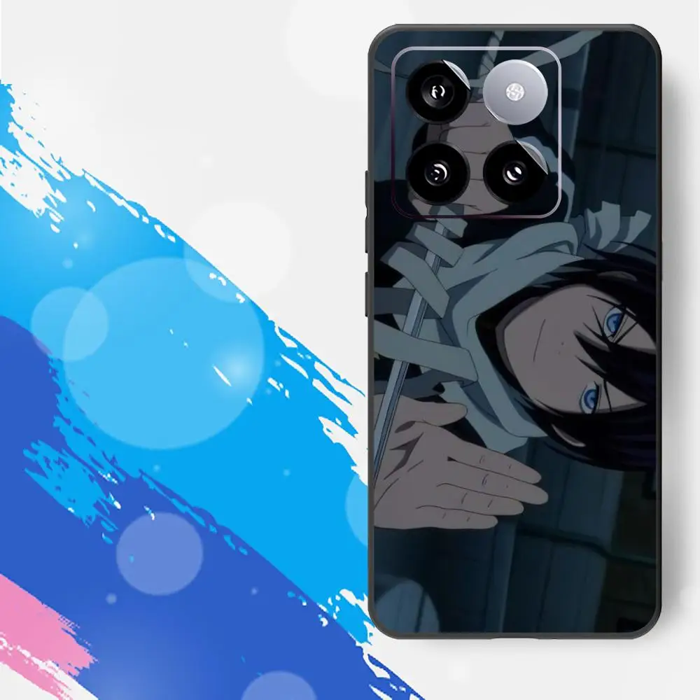 

Noragami Phone Case For Xiaomi 14 Ultra 14 13T 13Pro 13 12T 12 11T 11i 11 Black Silicone Case