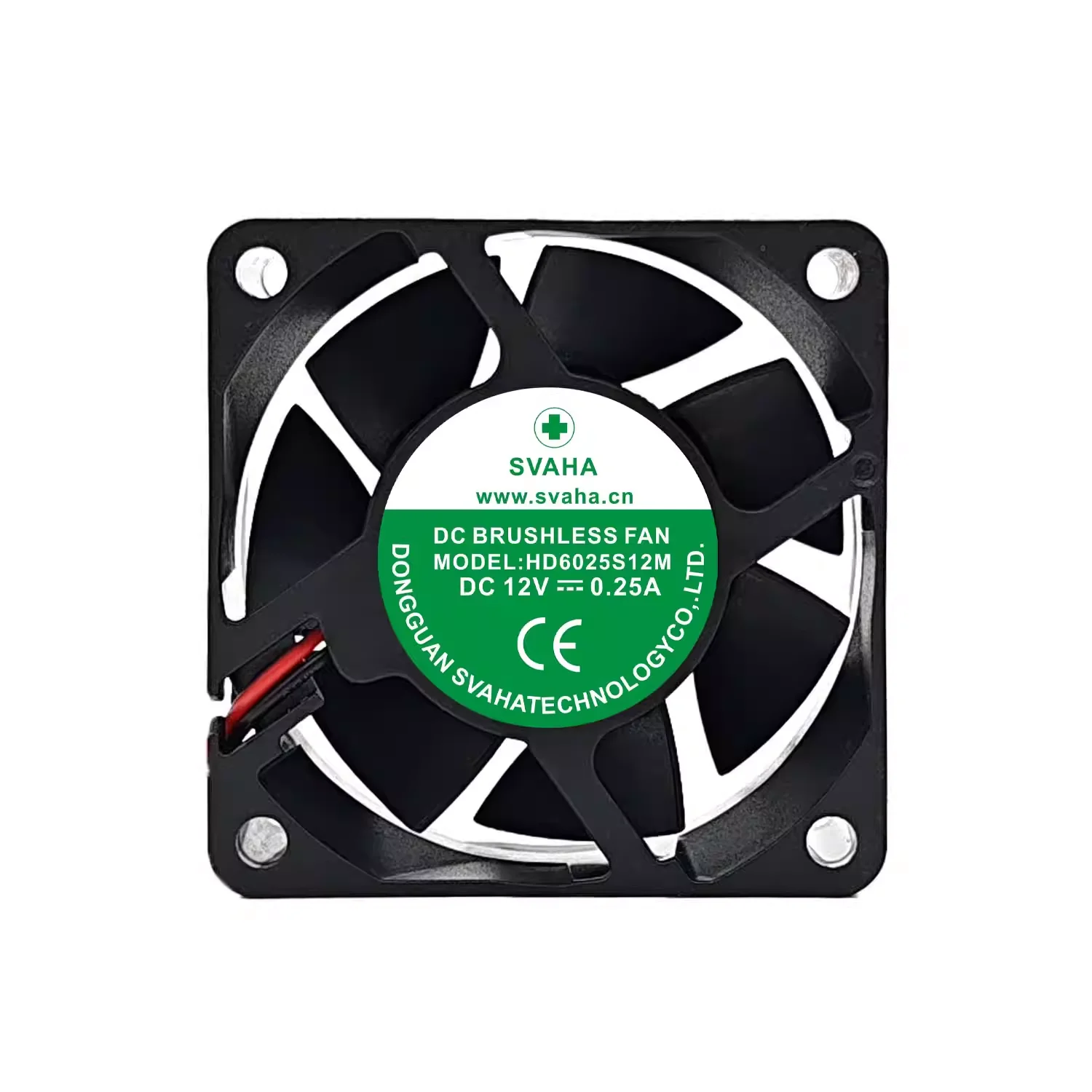 New For SVAHA axial flow fan HD6025S12M/24M DC12/24V 0.25A frequency converter 6CM fan