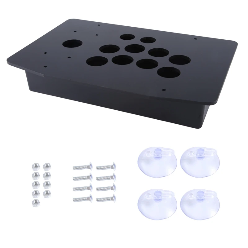 Praktisches Arcade-Joystick-Schutzhülle aus Acryl für Arcade-Spielmaschinen, DIY, kann als Joystick-Taste für Retro-Videospiele installiert werden
