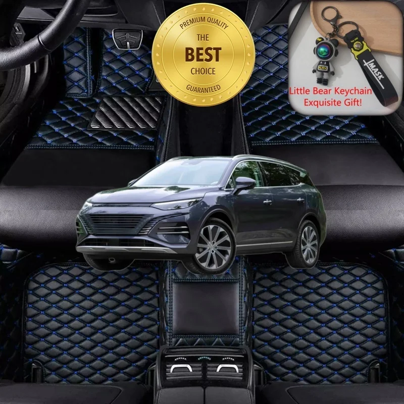 Customized Fit for Denza N8 Car Floor Mats Car Accessories Tailored Waterproof Auto Carpet Liner Mats Rugs Left/Right-hand Drive