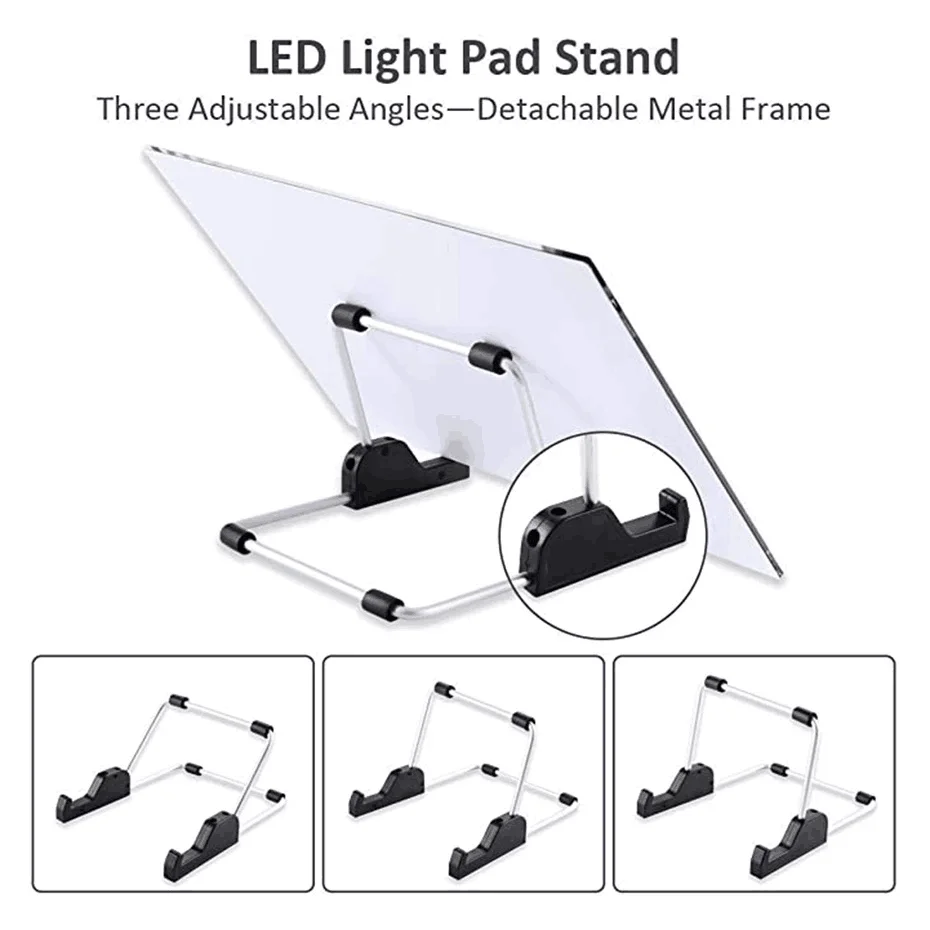 5d Diamond Painting Led Light Pad A5/A4 Led Drawing Board Tablet and Optional Diamond Painting Accessories Light Pad Stand