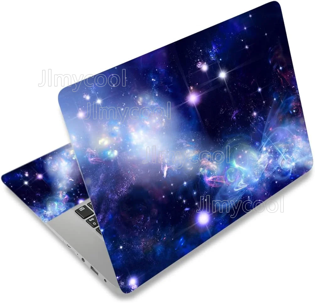 Aesthetic Dark Universe Bright Star Nebula Cosmic Art Laptop Sticker Scratch Resistant Universal Notebook Decor Skin