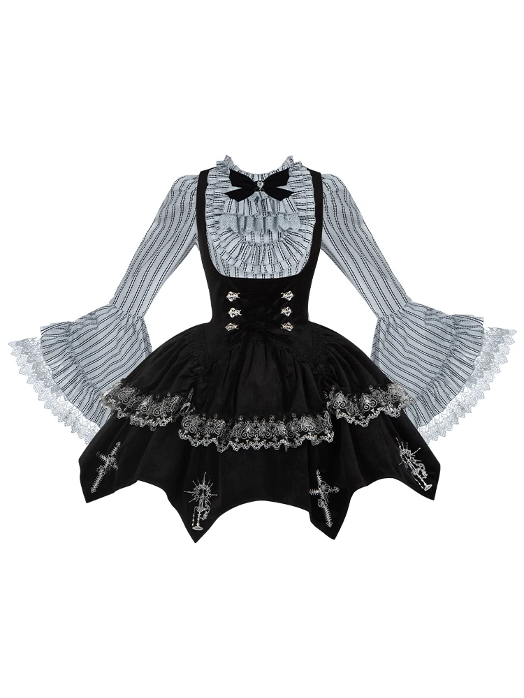 - Letter and Poetry  Raven's Night Song - Oriental Aesthetics Gothic  Lolita Dress Set by With PUJI PRE ORDER / 45 days - AliExpress 200000532