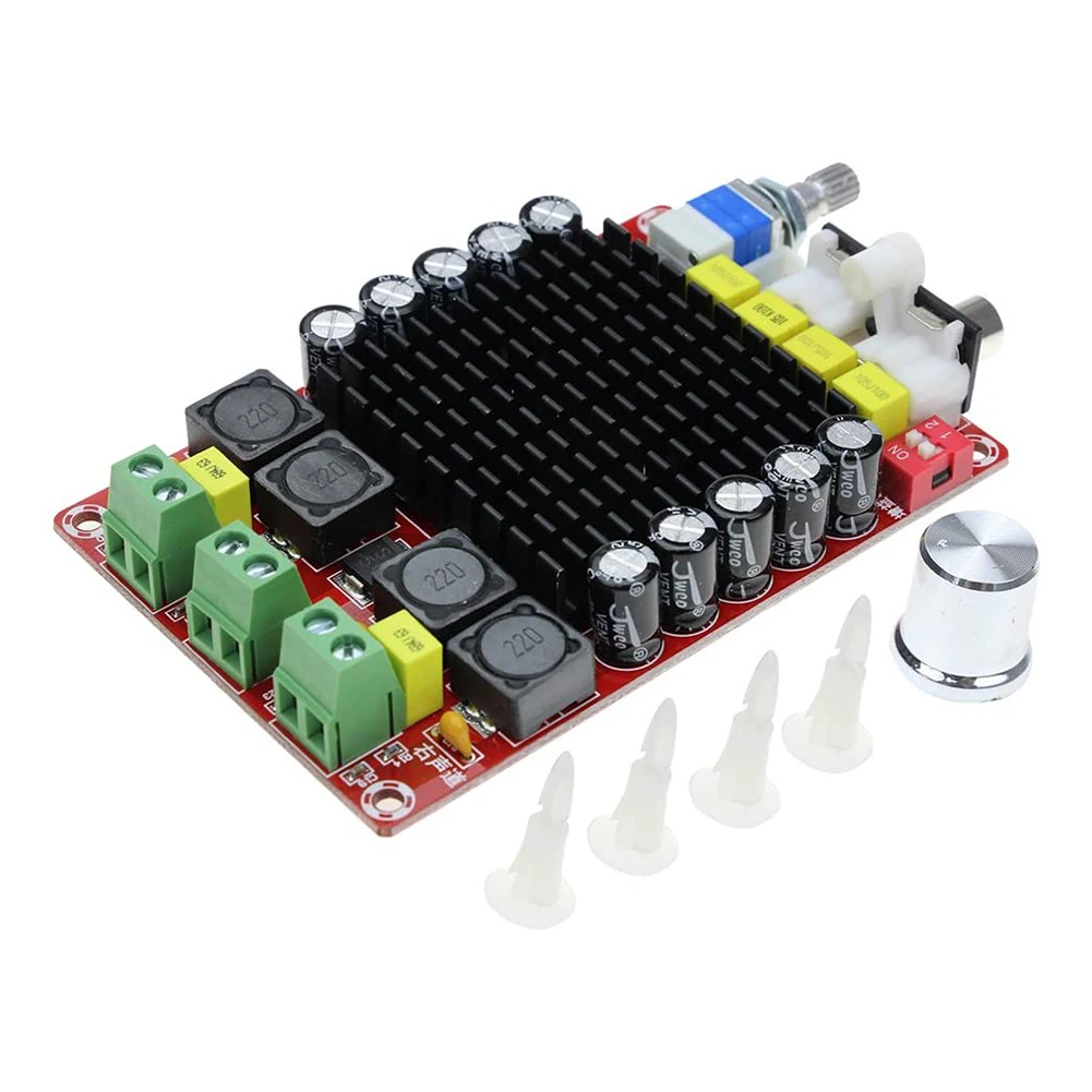 TDA7498 Audio Stereo Amplifier Board Overheat Protection XH-M510 High Power Digital Amplifier Board High Efficiency