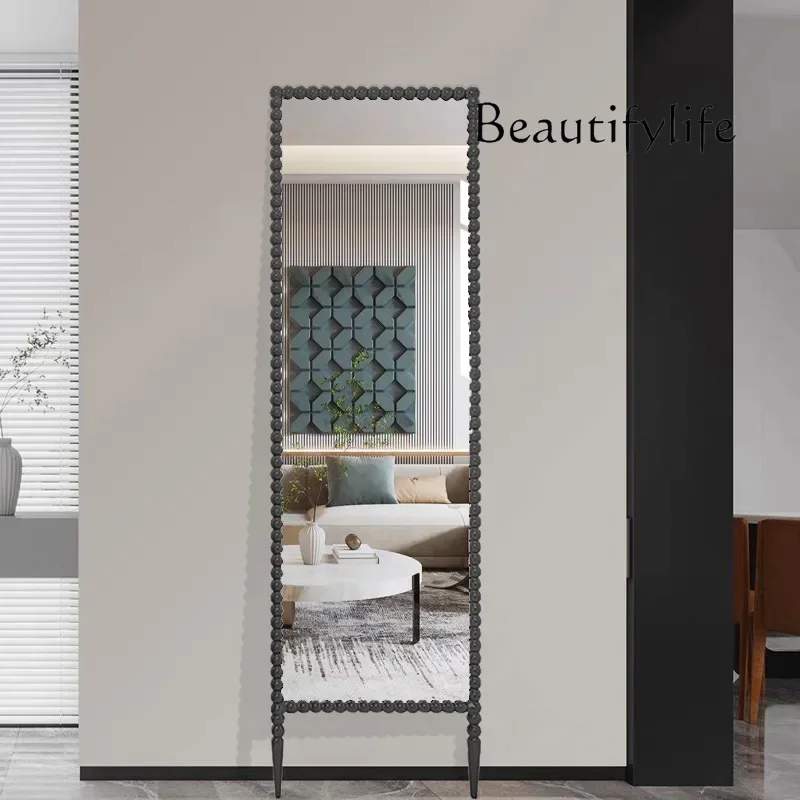 M Nordic Full Body Clothing Store Fitting Mirror Floor Mirror American Floor-to-ceiling Wall-mounted Large Mirror Special-shaped