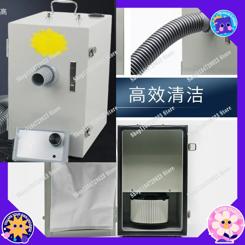 2026 Hot-selling denture numerical control double hole vacuum cleaner Dental grinding vacuum cleaner, single hole vacuum cleaner