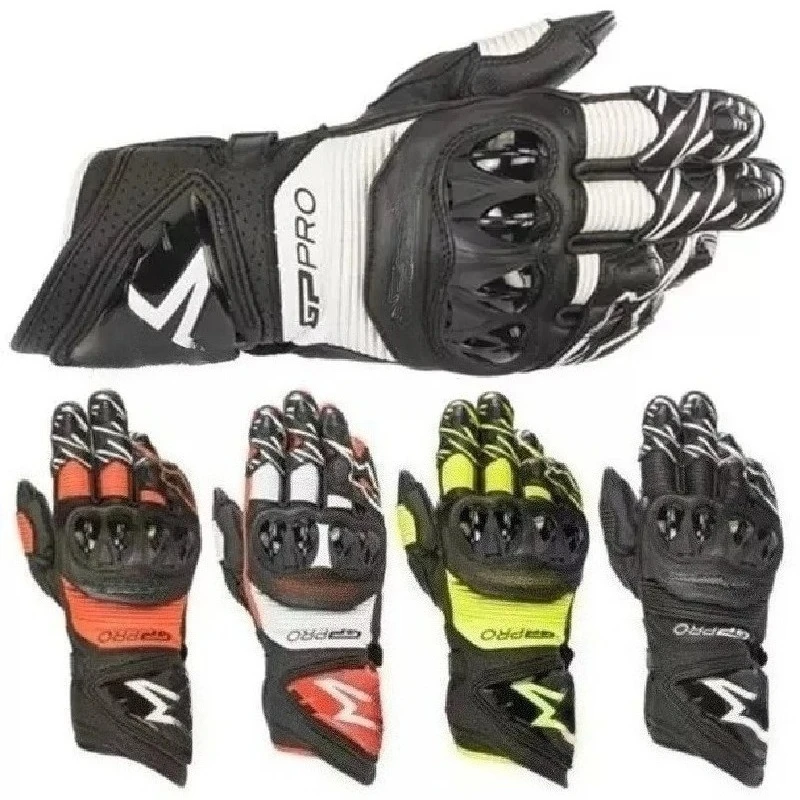 

GP PRO R3 Motorcycle Gloves Leather Guantes Racing Moto Gloves Men Wear-resistant Motorcross Gloves Breathable Guantes Moto