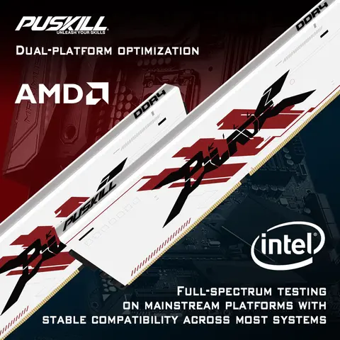 PUSKILL DDR4 DDR3 Memoria Ram 32GB 16GB 8GB 1.2V 3200MHz 2666MHz 1600MHz 1.5 de Bureau De Refroidissement Gilet Mémoire