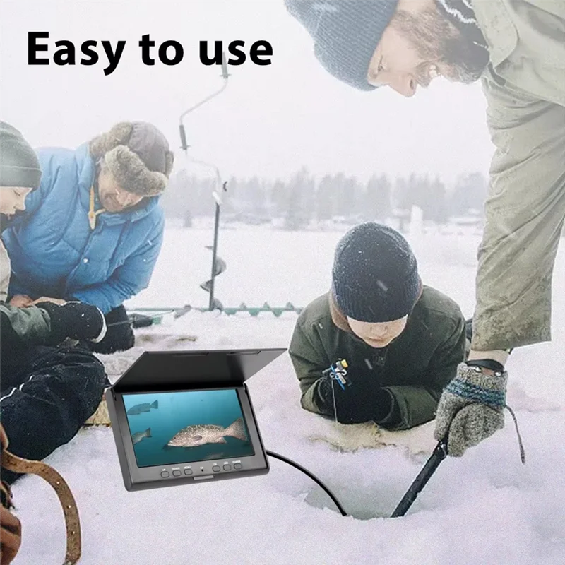 

ABVL-Underwater Camera Fish Finder 6 Leds 720P High-Definition Visual Monitoring Withnight Vision Function